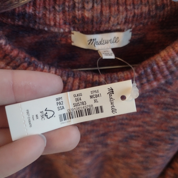 Madewell side-button Pullover sweater - Picture 5 of 6